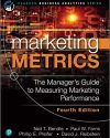 Marketing Metrics 4th Edition Pearson Bendle Farris Pfiefer Reibstein
