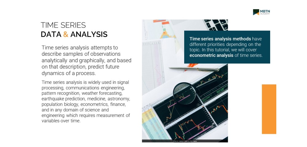 time series econometric analysis free monthly MBTN tutorial