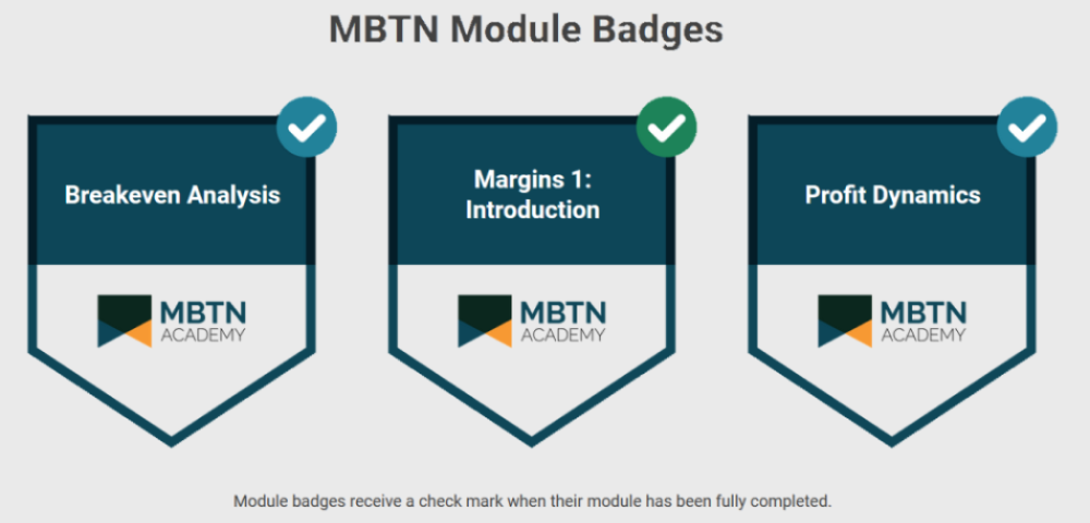 Earn Badges at MBTN in any of 60 modules